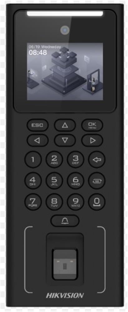 Hikvision DS-K1T321EFWX Keypadli Yüz Tanıma - Parmak İzi - Proximity Kart Okuyucu Bağımsız Terminal