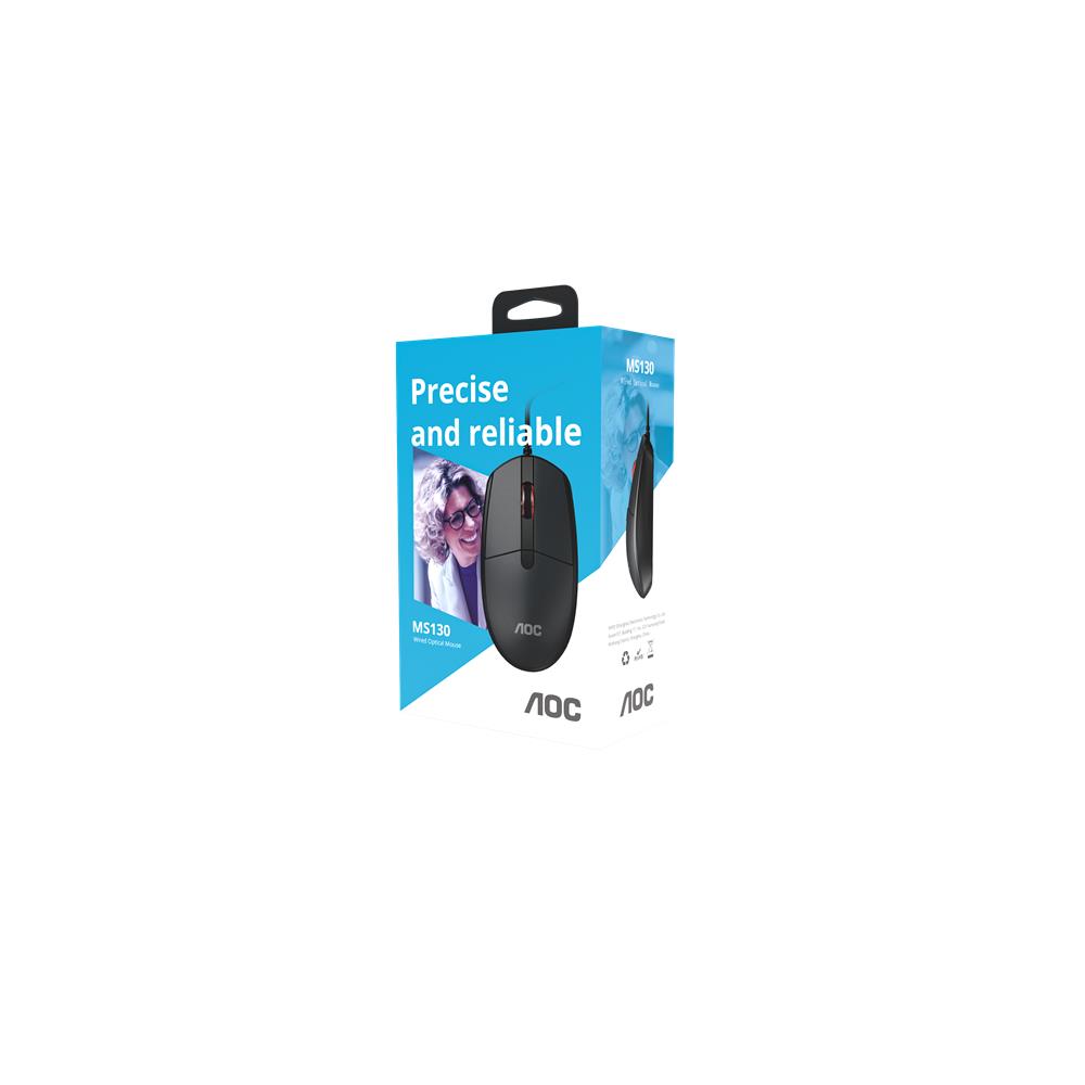 AOC MS130B-LA Kablolu Ofis Mouse