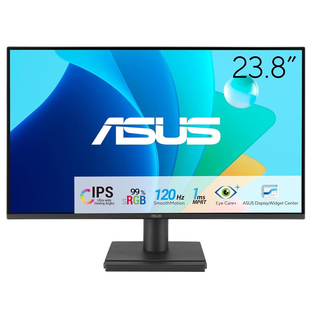 Asus 23.8" VA249HG IPS 1920x1080 1ms 120Hz 300cd VESA Hdmı Vga 3YIL Monitör